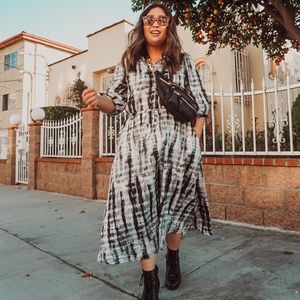 NEW: Who What Wear Tie Dye Dress
